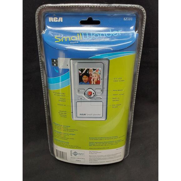 RCA Hard Drive Camcorder Camera with accessories model EZ101 New Sealed - Picture 4 of 6